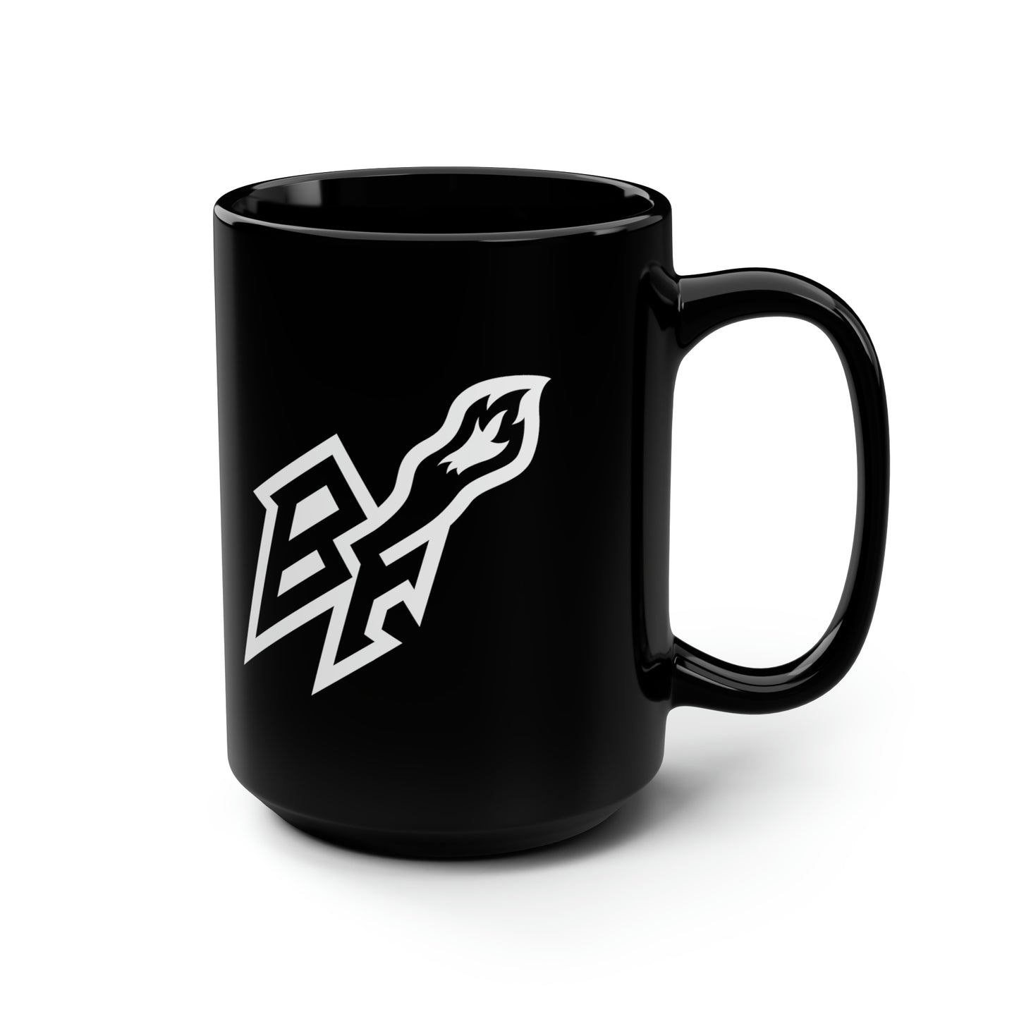 BlackFox Black Mug, 15oz
