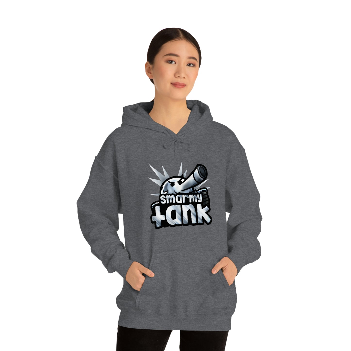 Chrome Smarmy Tank Unisex Hoodie