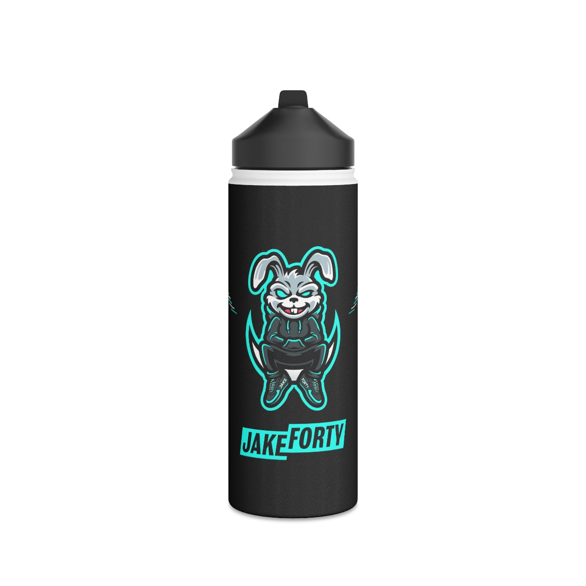JakeForty Stainless Steel Water Bottle, Standard Lid