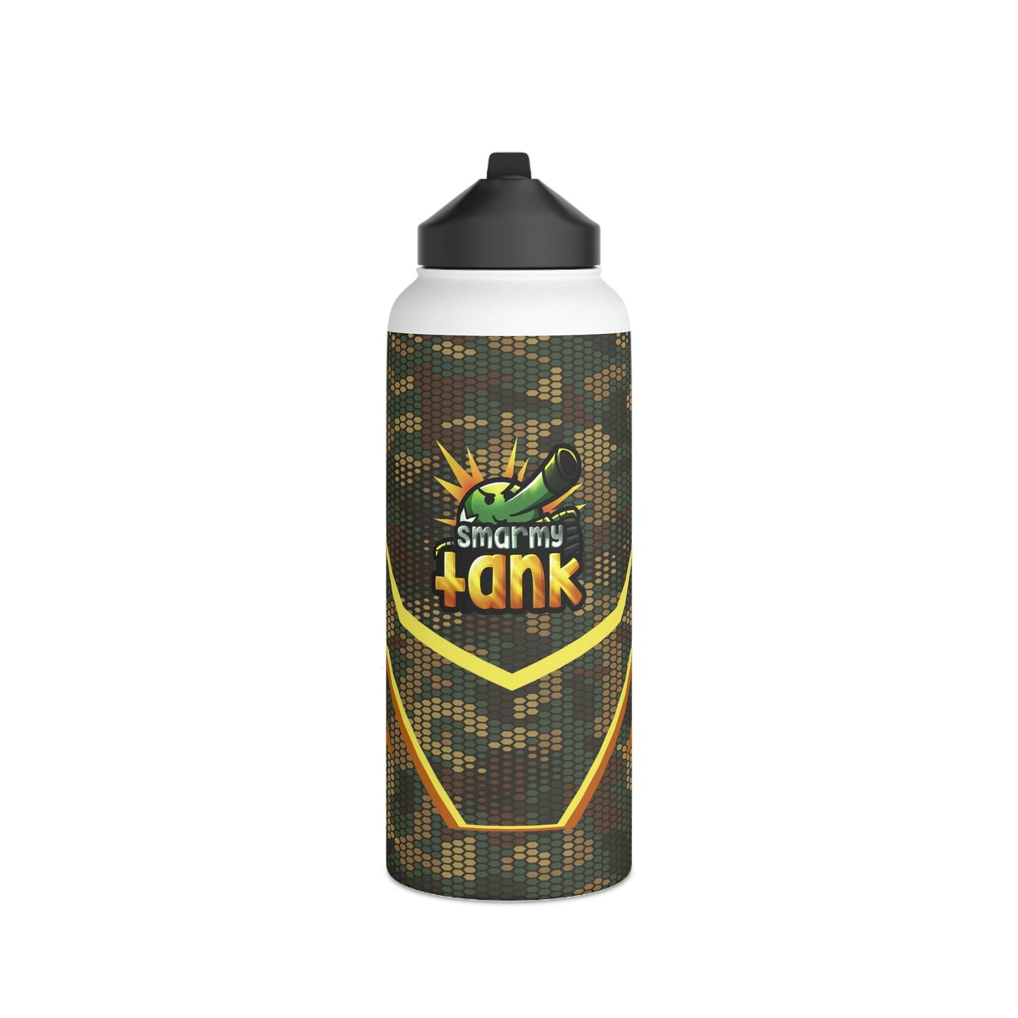 Smarmy Tank Stainless Steel Water Bottle, Standard Lid
