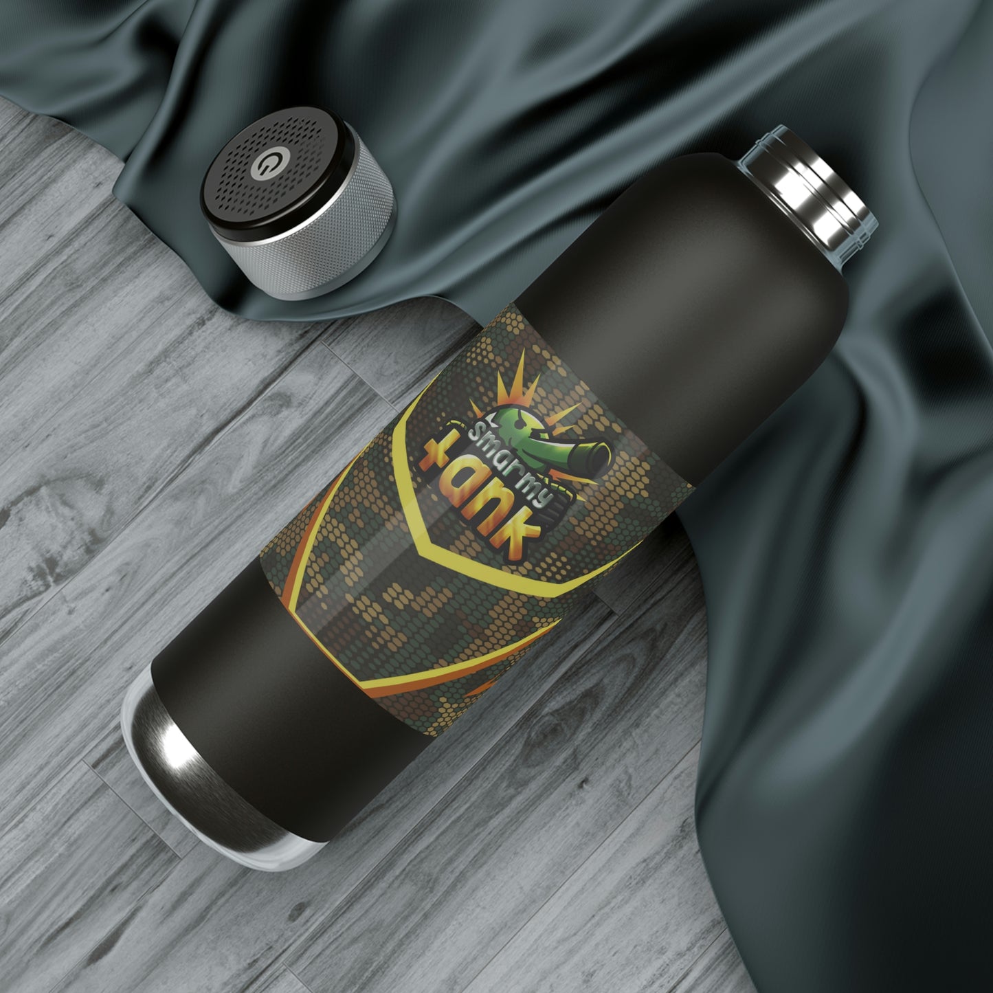 Smarmy Tank Soundwave Copper Vacuum Audio Bottle 22oz