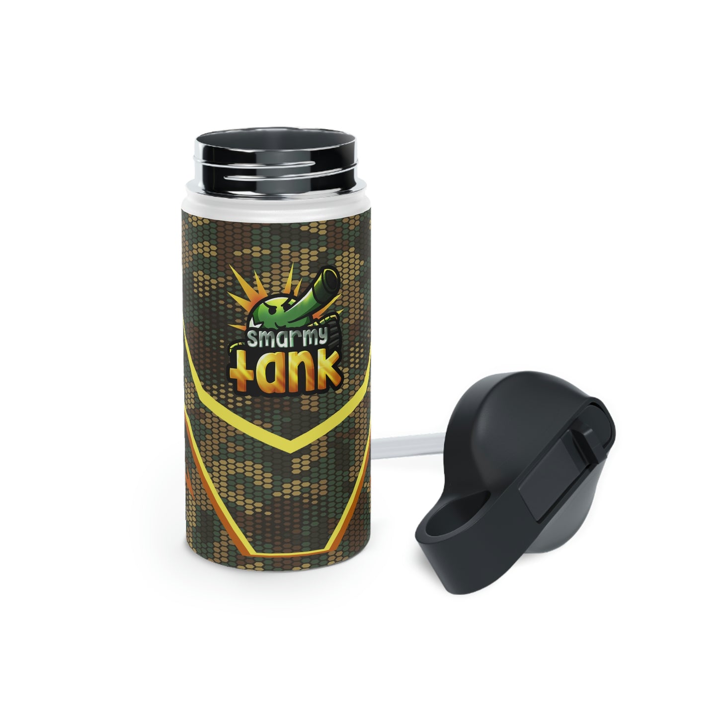 Smarmy Tank Stainless Steel Water Bottle, Standard Lid