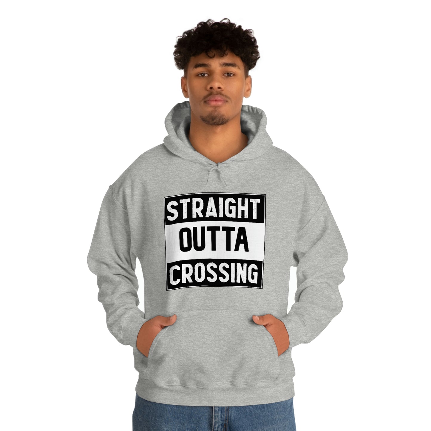 Straight Outta Crossing Unisex Hoodie
