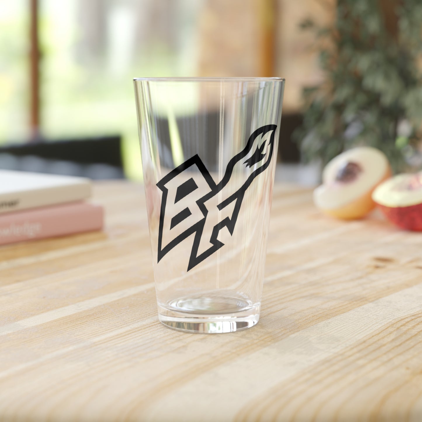 BlackFox Pint Glass, 16oz
