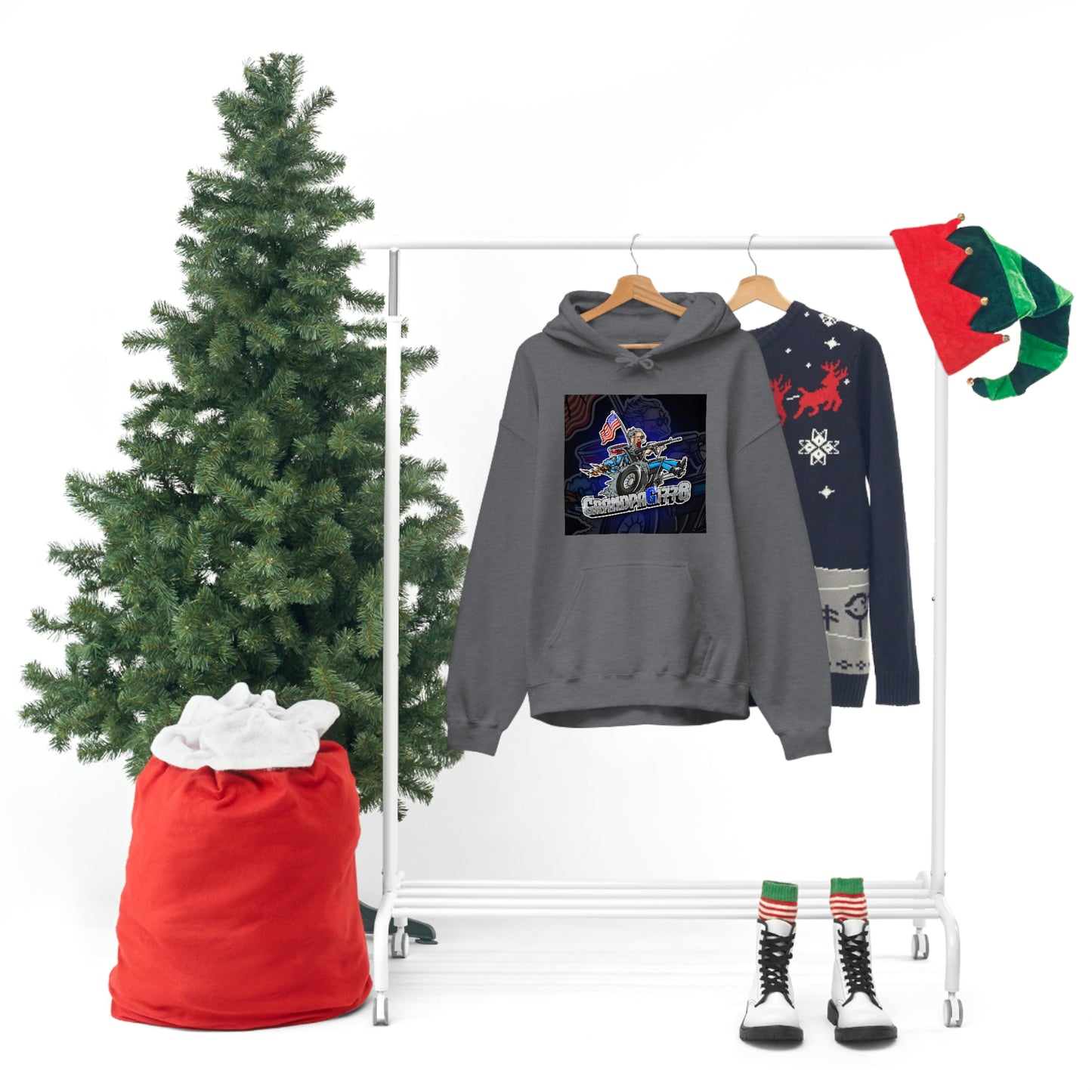 GrandpaG Silhouette Unisex Hoodie