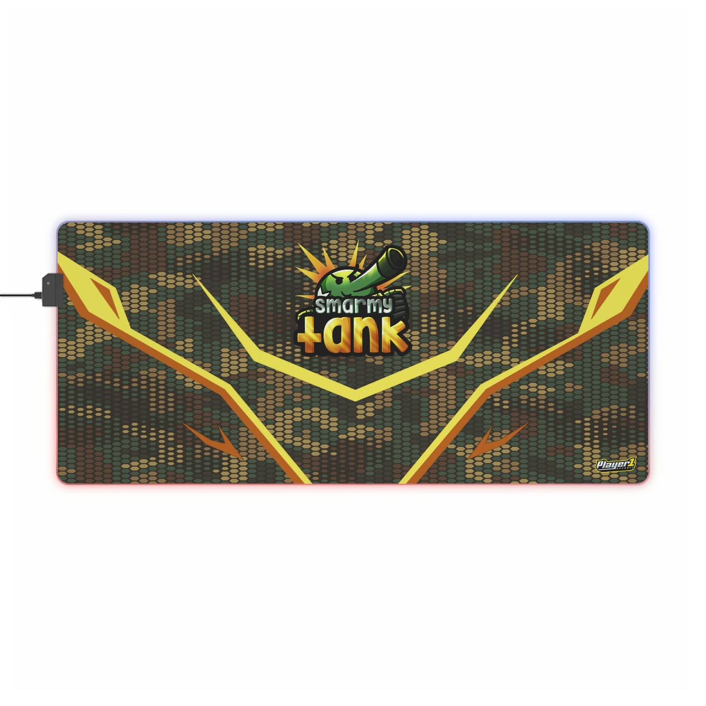 Smarmy Tank LED Gaming Mouse Pad