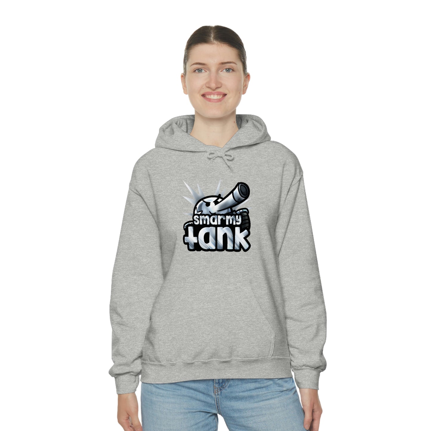 Chrome Smarmy Tank Unisex Hoodie