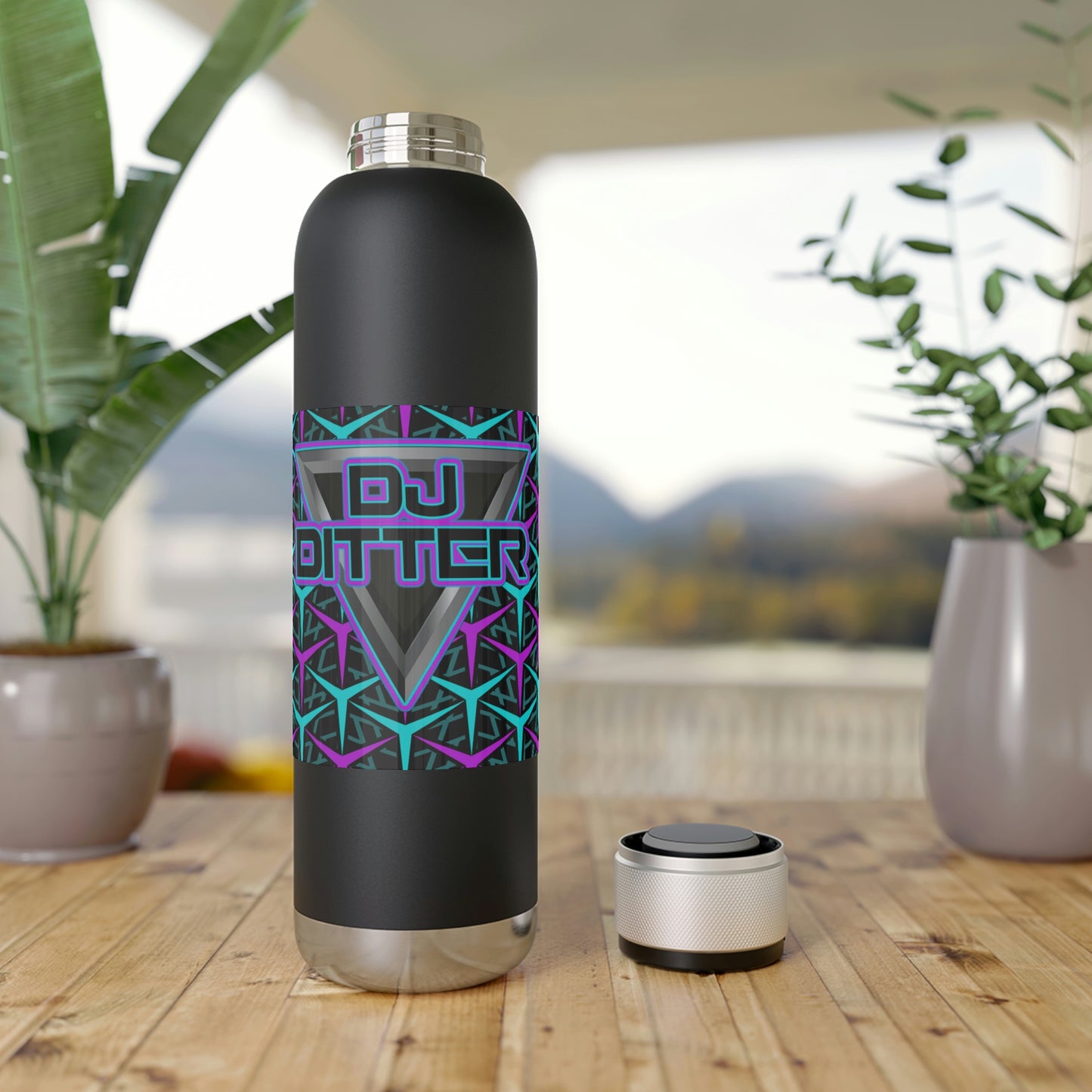 Dj Ditter Soundwave Copper Vacuum Audio Bottle 22oz