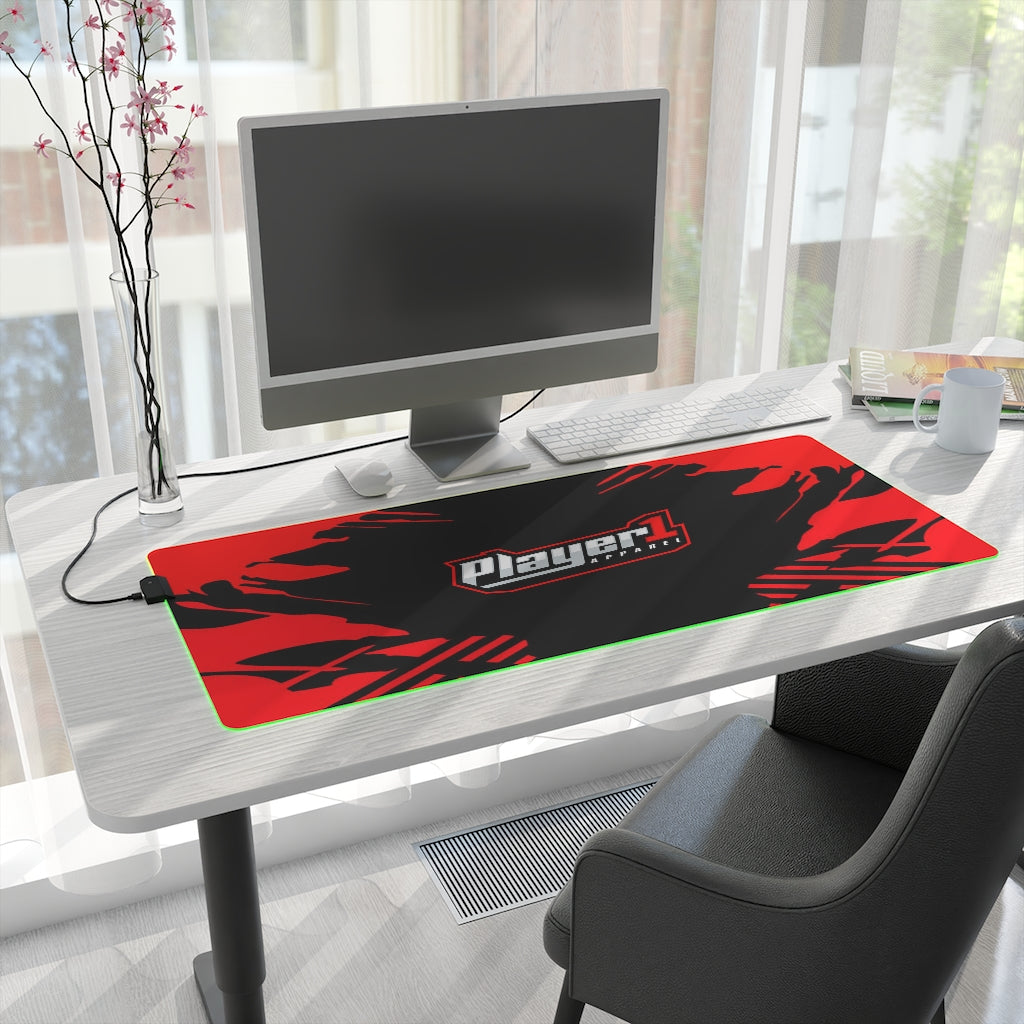 Player1Apparel LED Gaming Mouse Pad