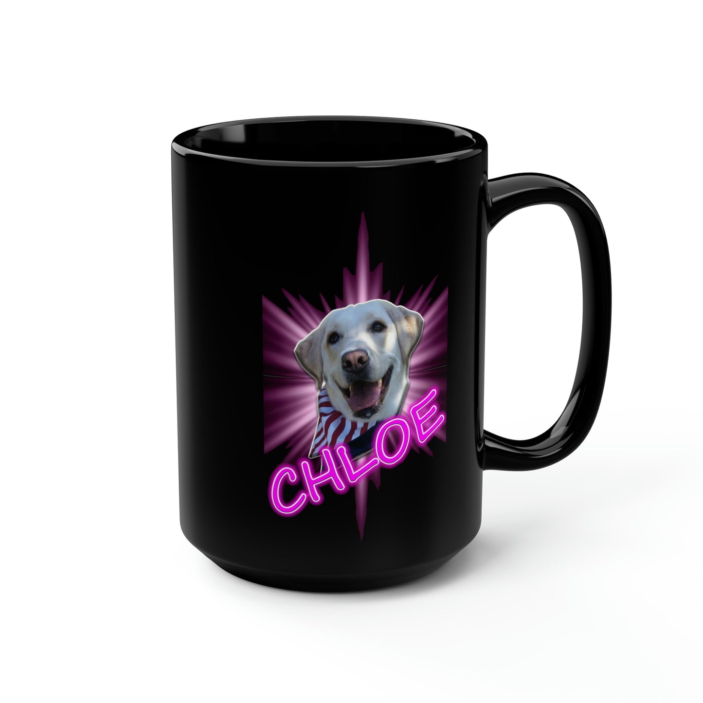 Dj Ditter Chloe Black Mug, 15oz