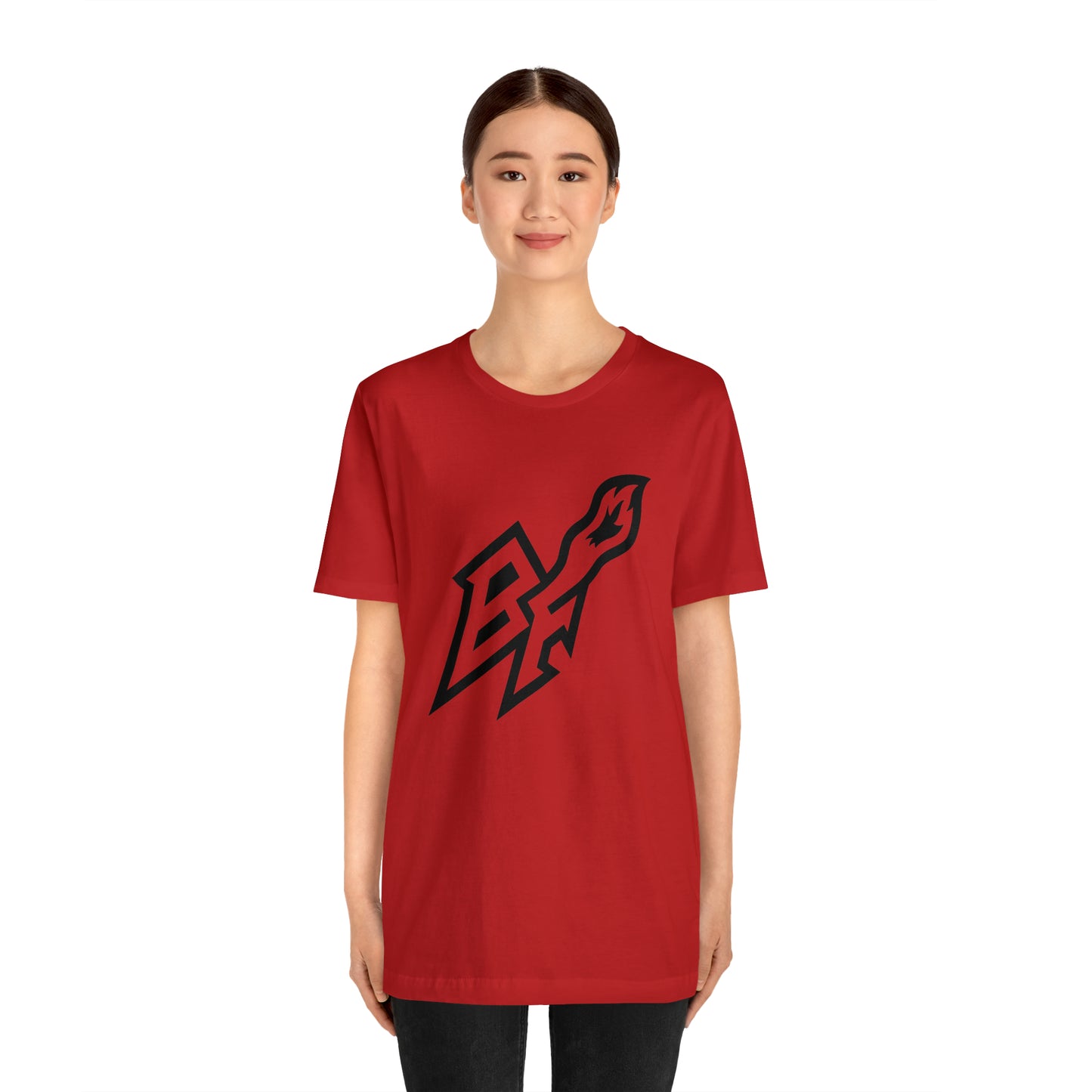 BlackFox Unisex T-shirt W/Black Logo