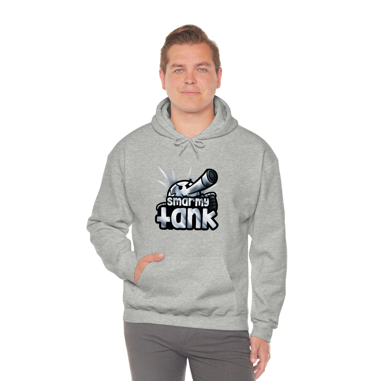 Chrome Smarmy Tank Unisex Hoodie