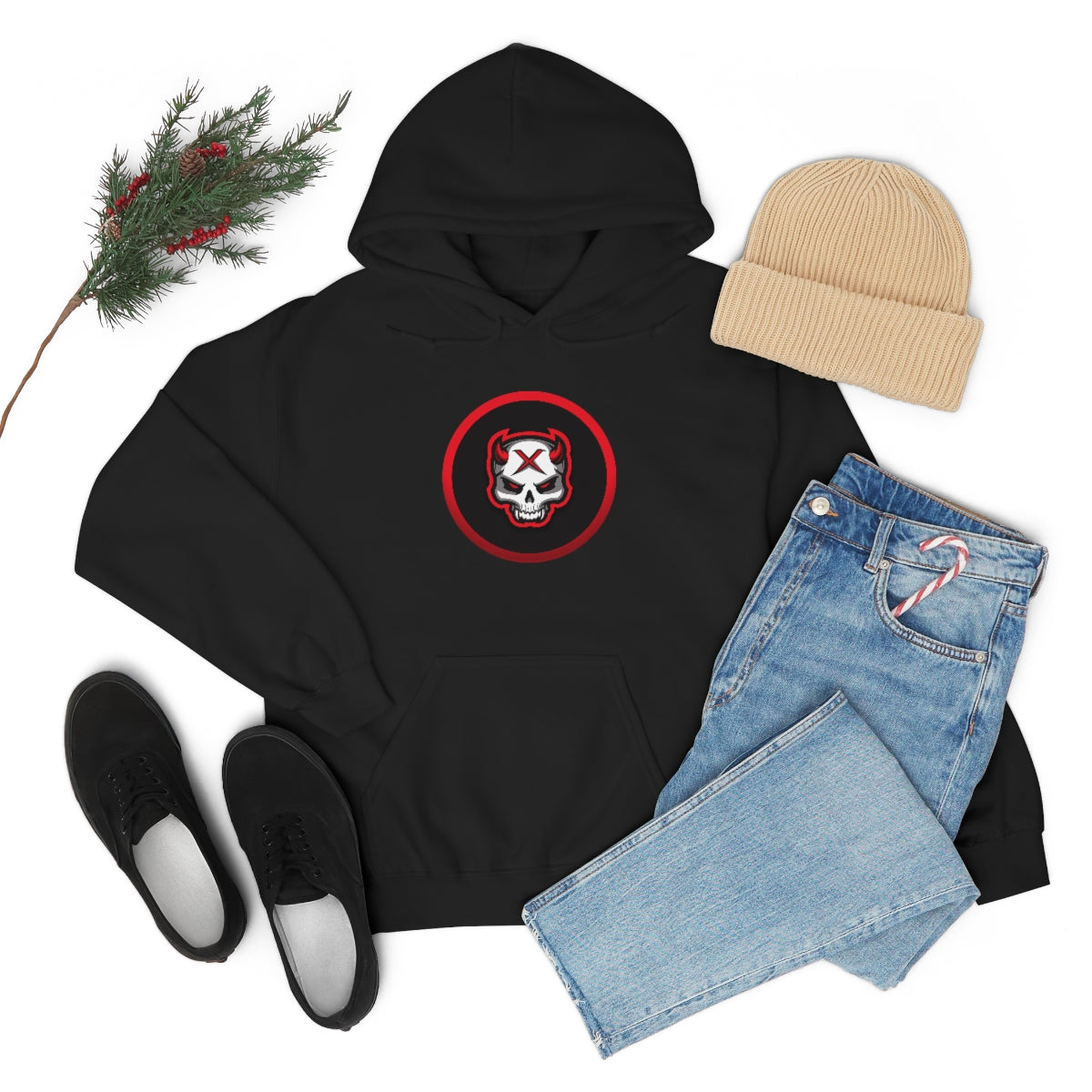 Red Bit Unisex Hoodie