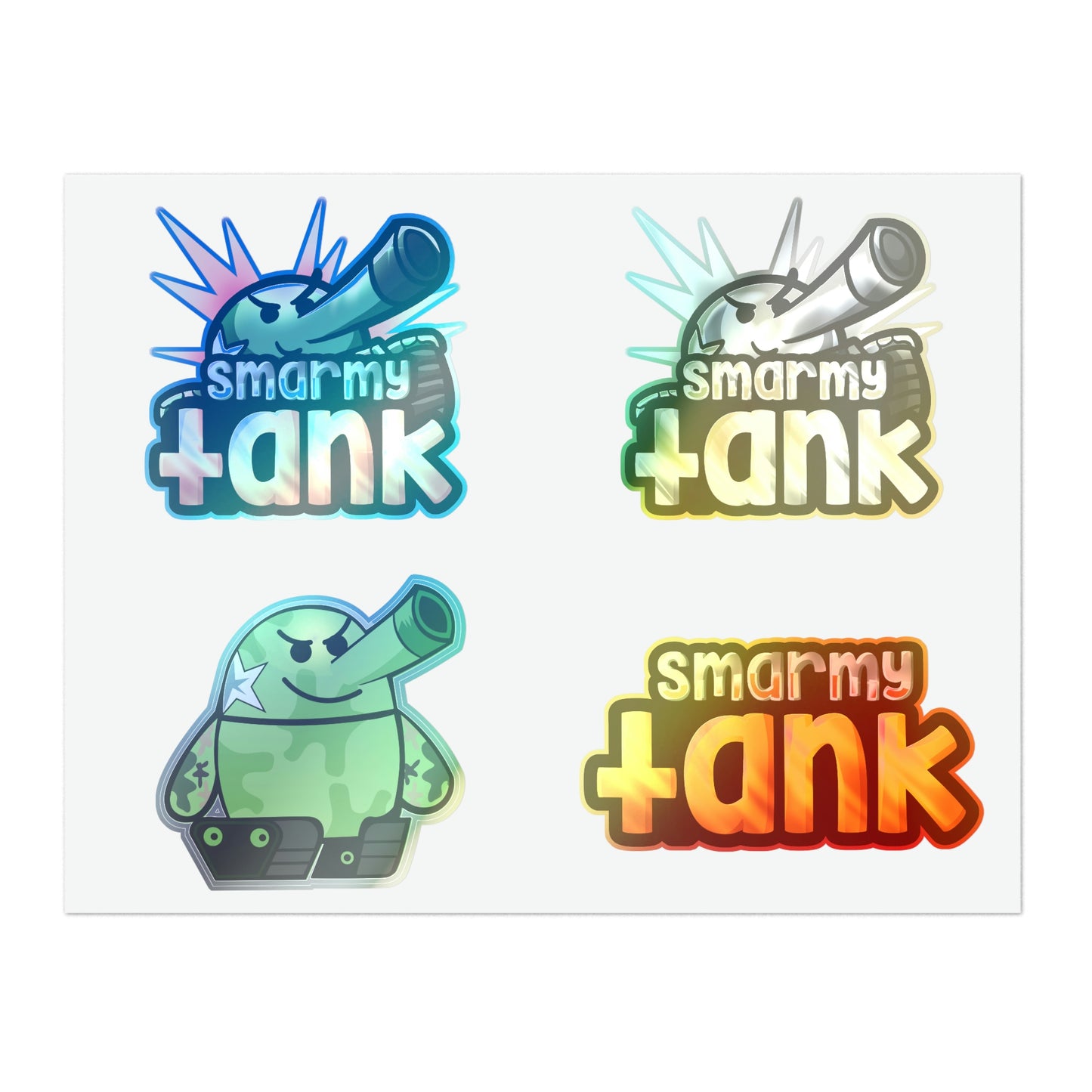 Smarmy Tank Sticker Sheets