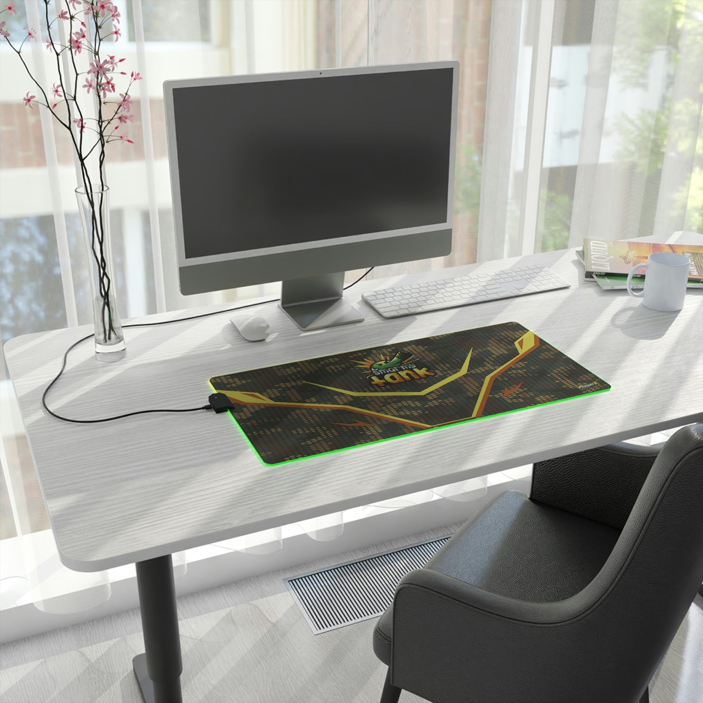 Smarmy Tank LED Gaming Mouse Pad