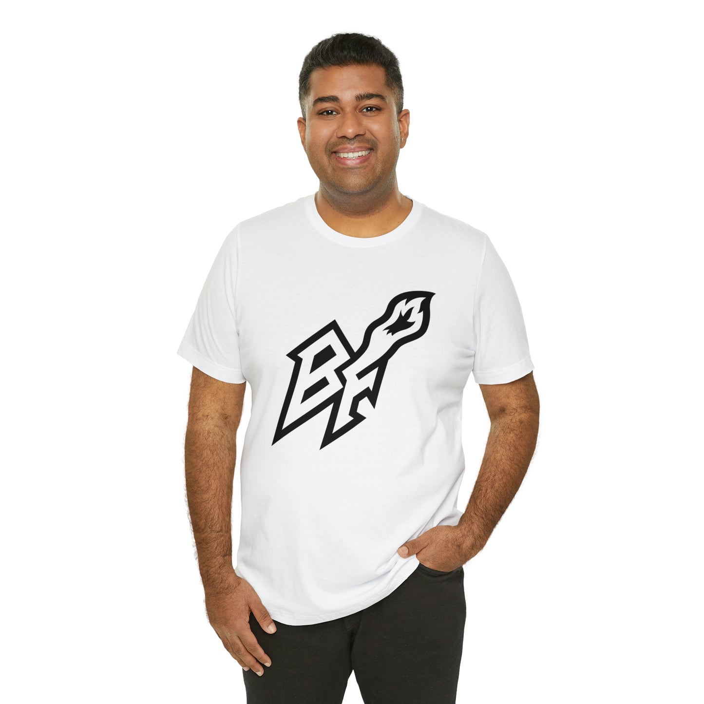 BlackFox Unisex T-shirt W/Black Logo