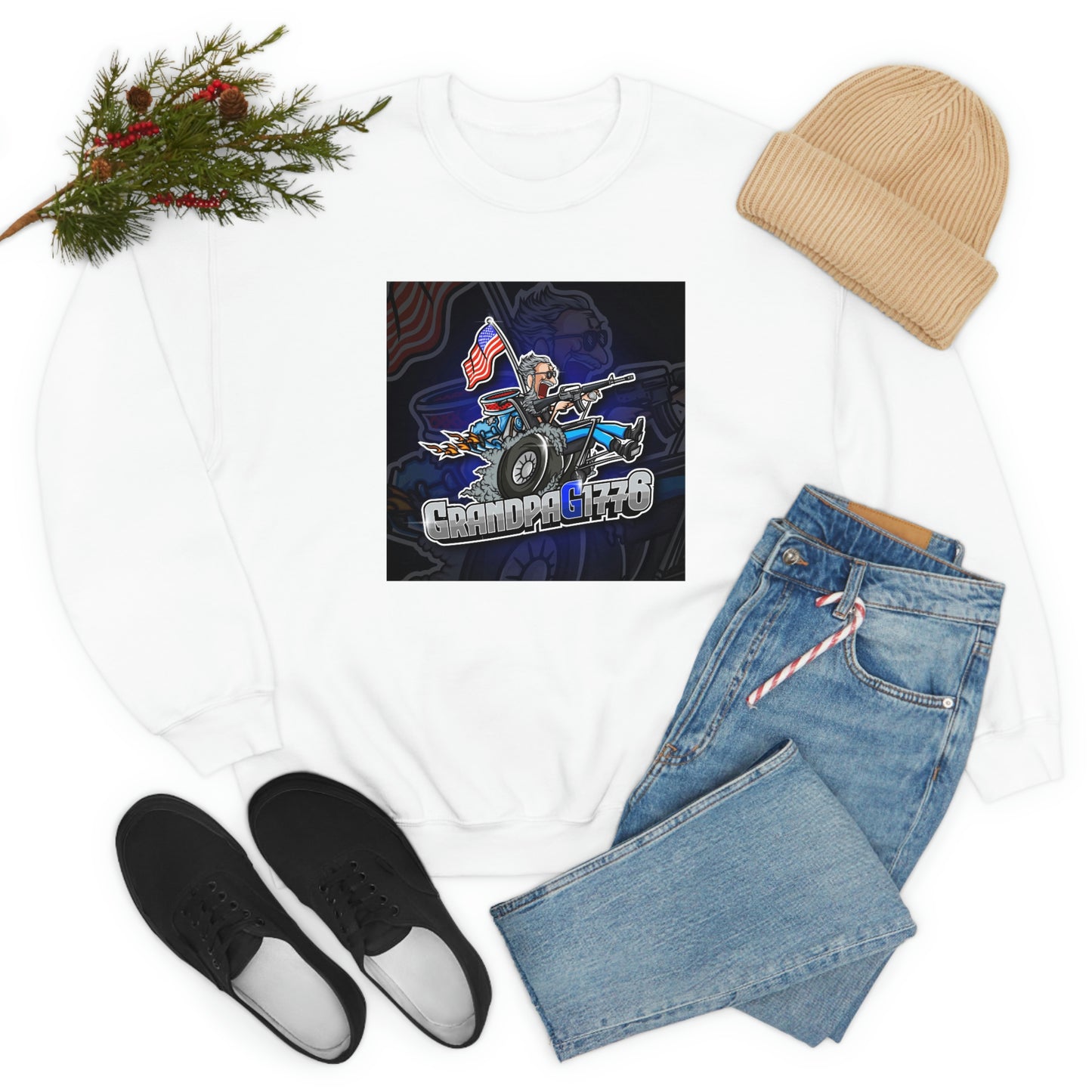 GrandpaG Silhouette Unisex Sweatshirt