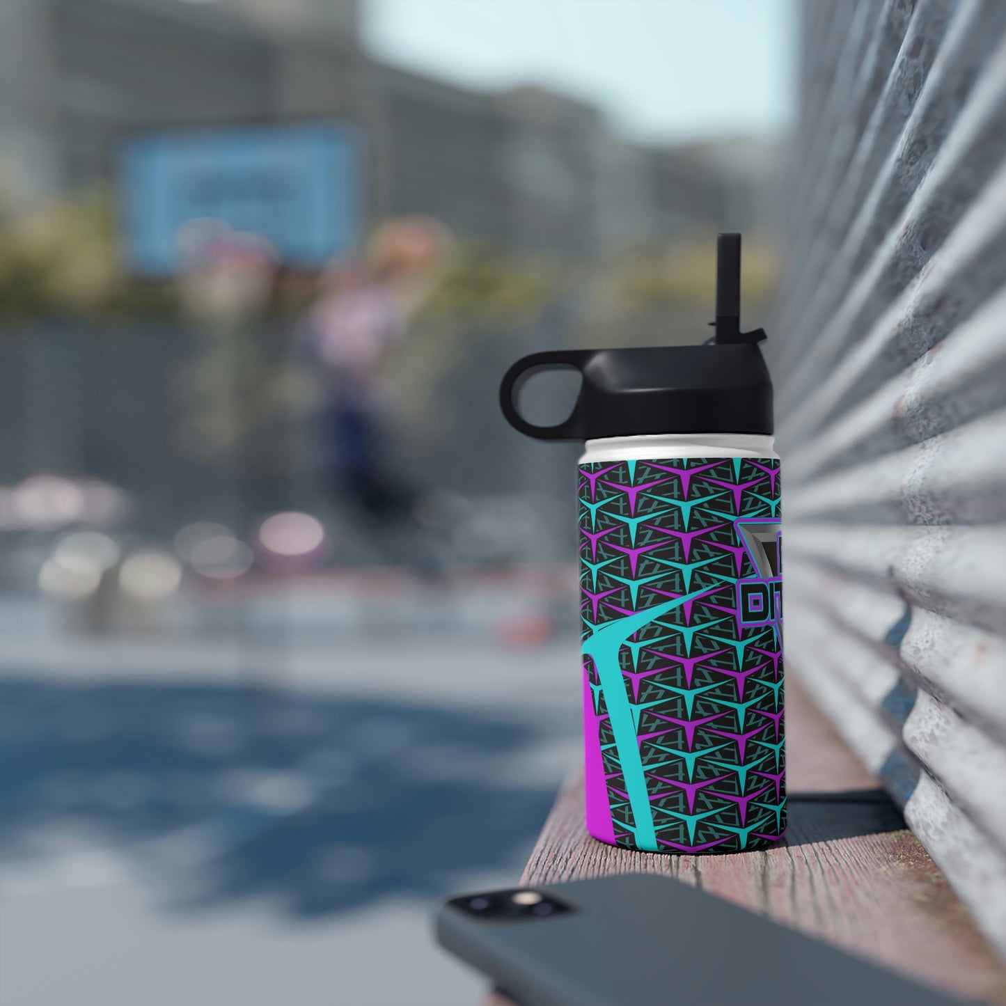 Dj Ditter Stainless Steel Water Bottle, Standard Lid