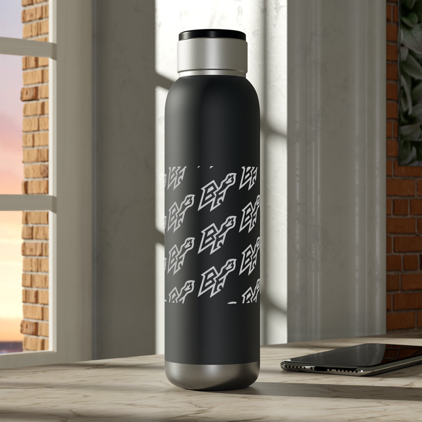 BlackFox Soundwave Copper Vacuum Audio Bottle 22oz