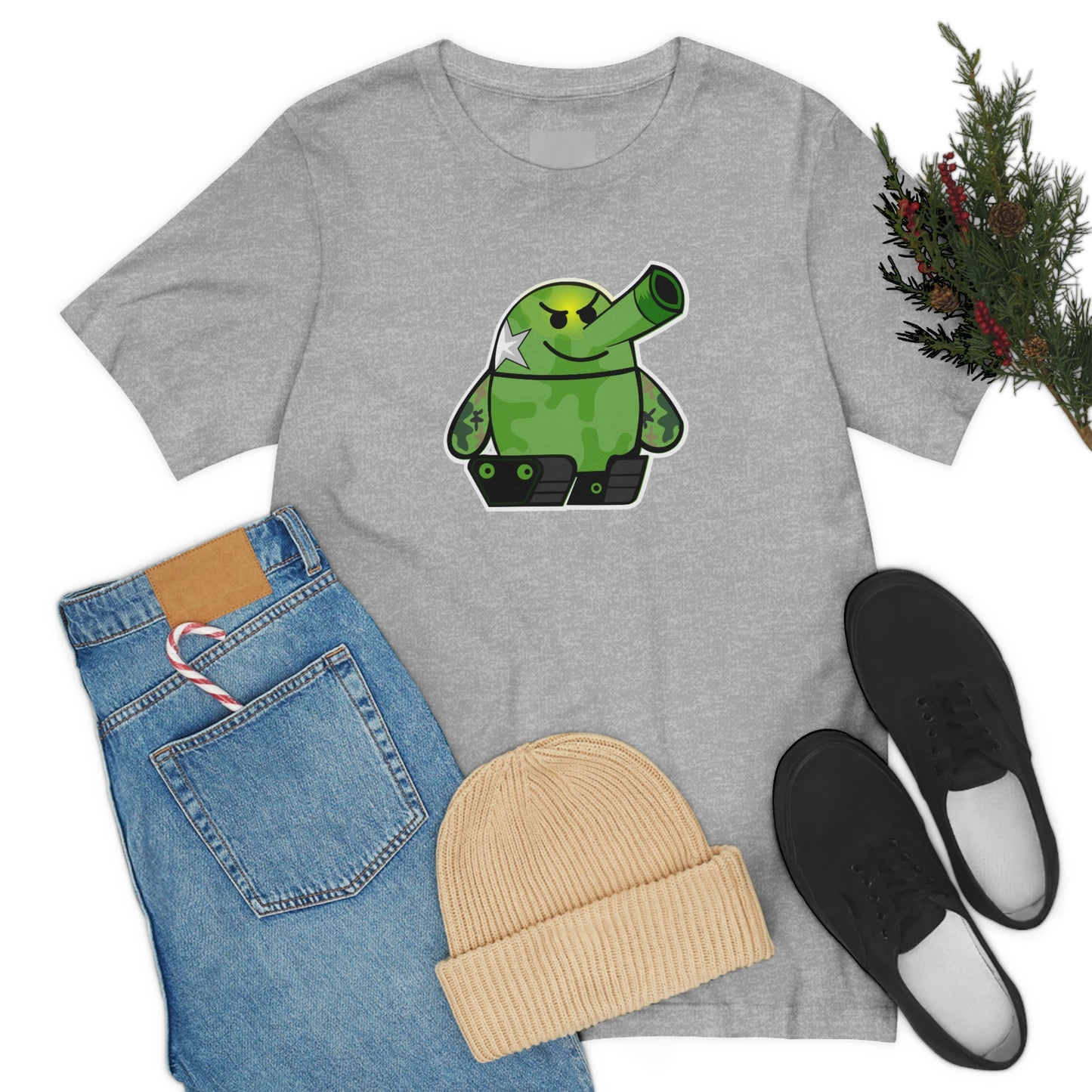 Smarmy Tank Cartoon Unisex T-shirt