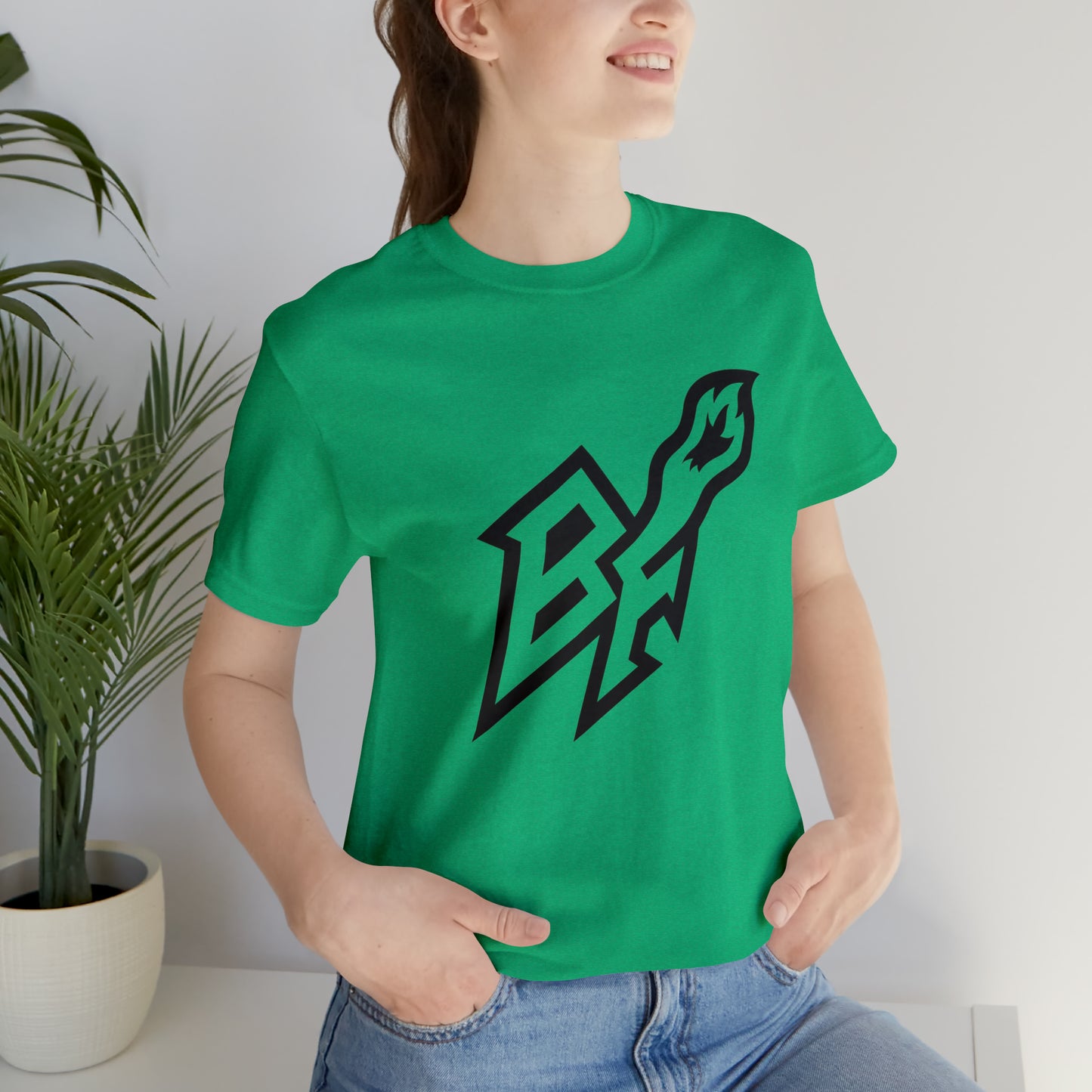 BlackFox Unisex T-shirt W/Black Logo