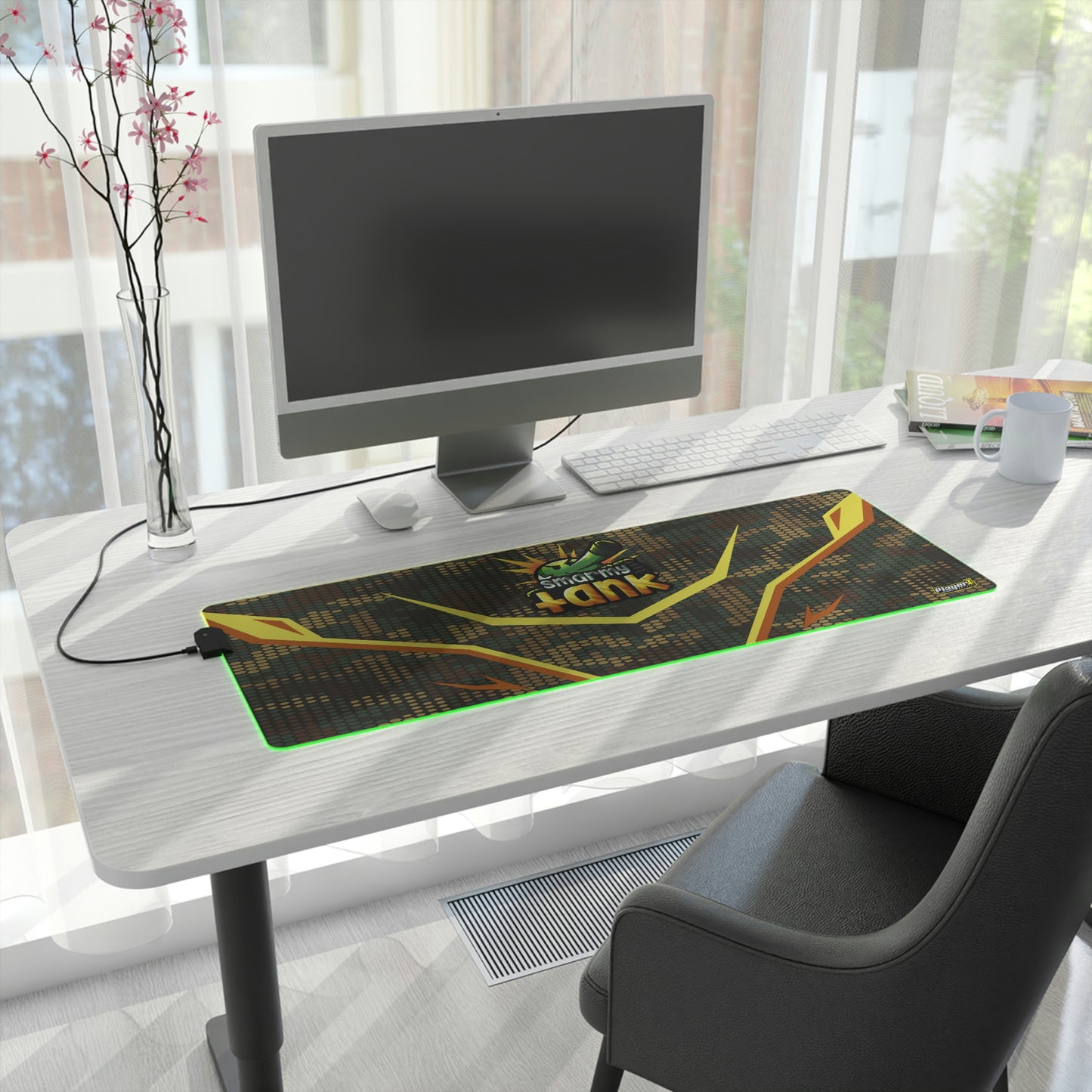 Smarmy Tank LED Gaming Mouse Pad