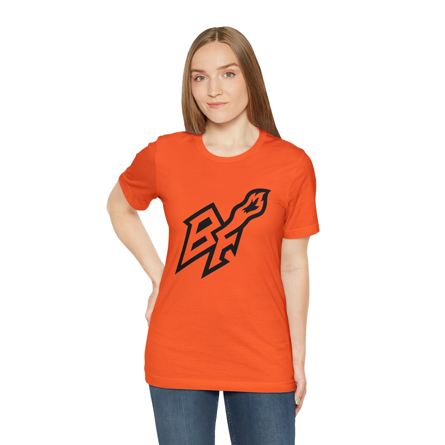 BlackFox Unisex T-shirt W/Black Logo