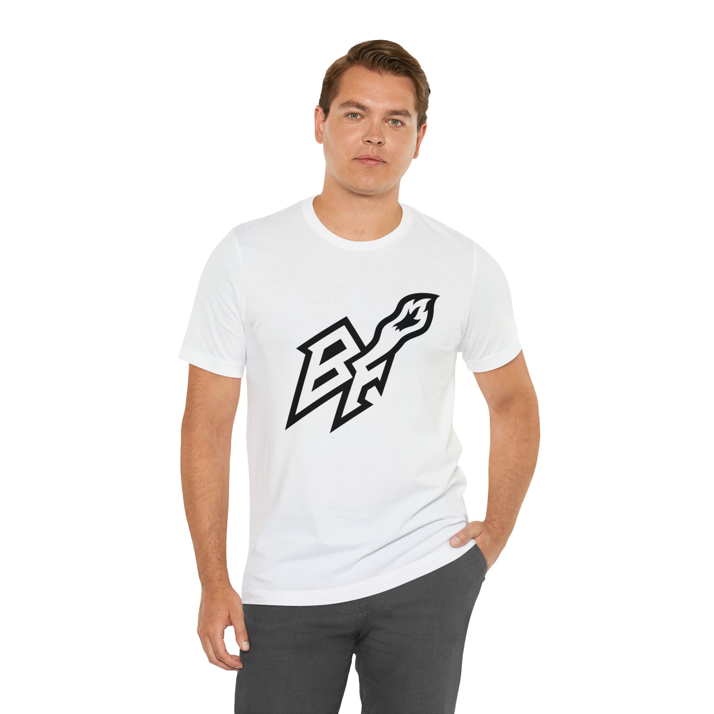 BlackFox Unisex T-shirt W/Black Logo