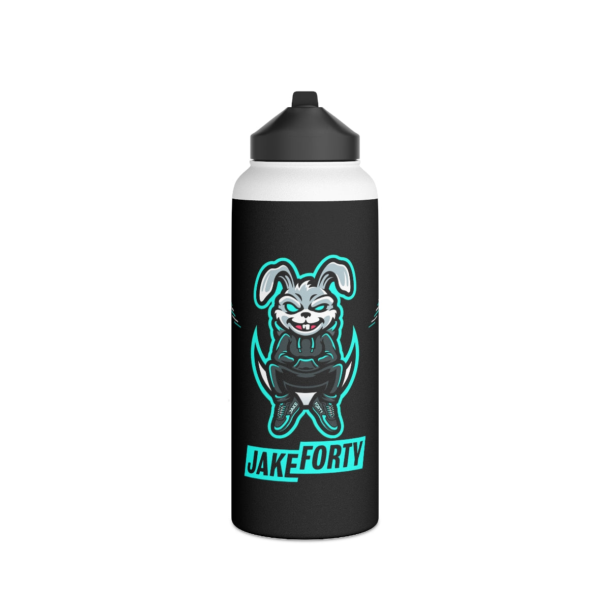 JakeForty Stainless Steel Water Bottle, Standard Lid