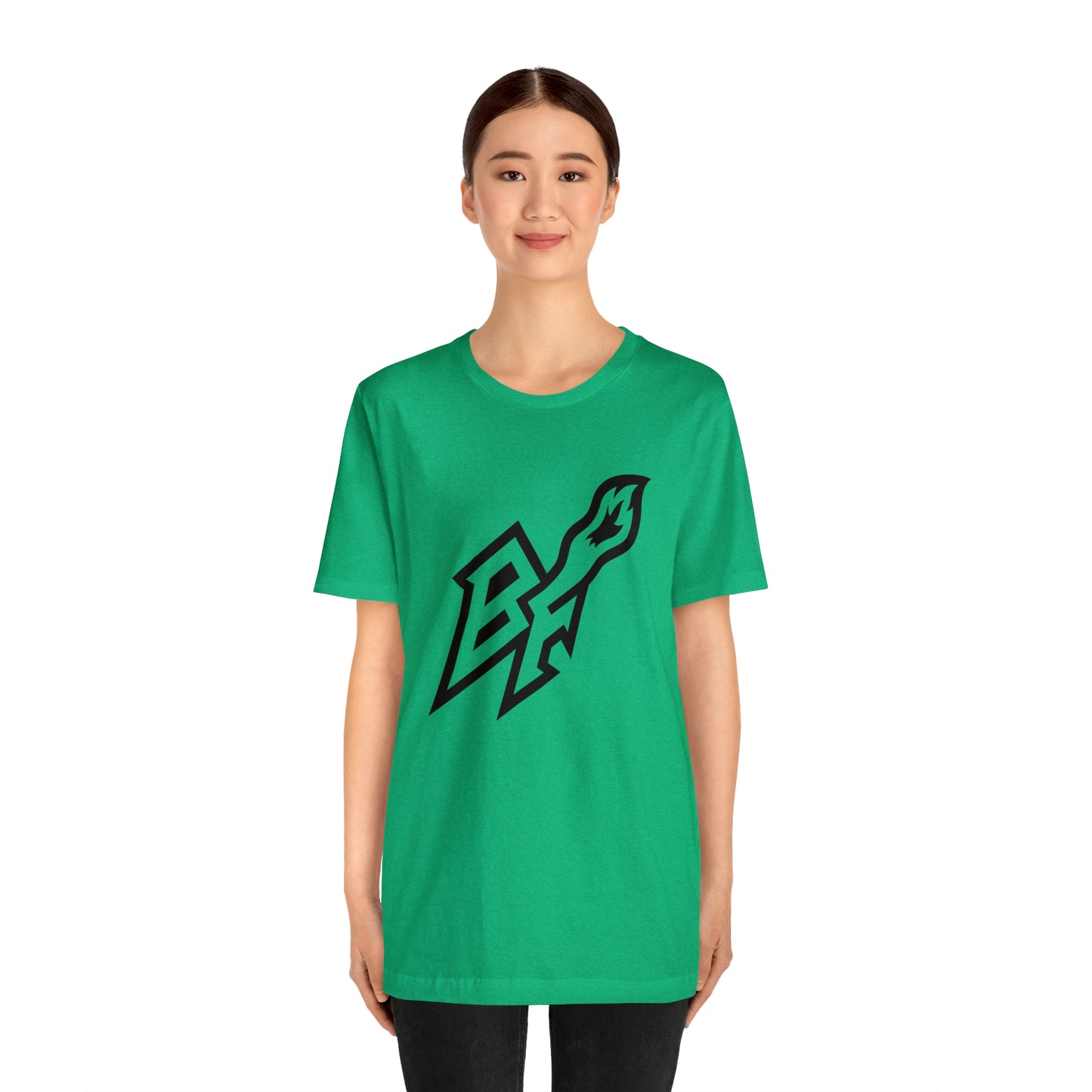 BlackFox Unisex T-shirt W/Black Logo