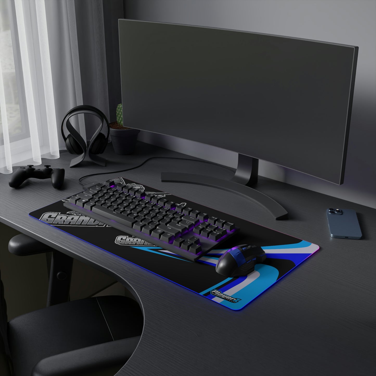 GrandpaG LED Gaming Mouse Pad