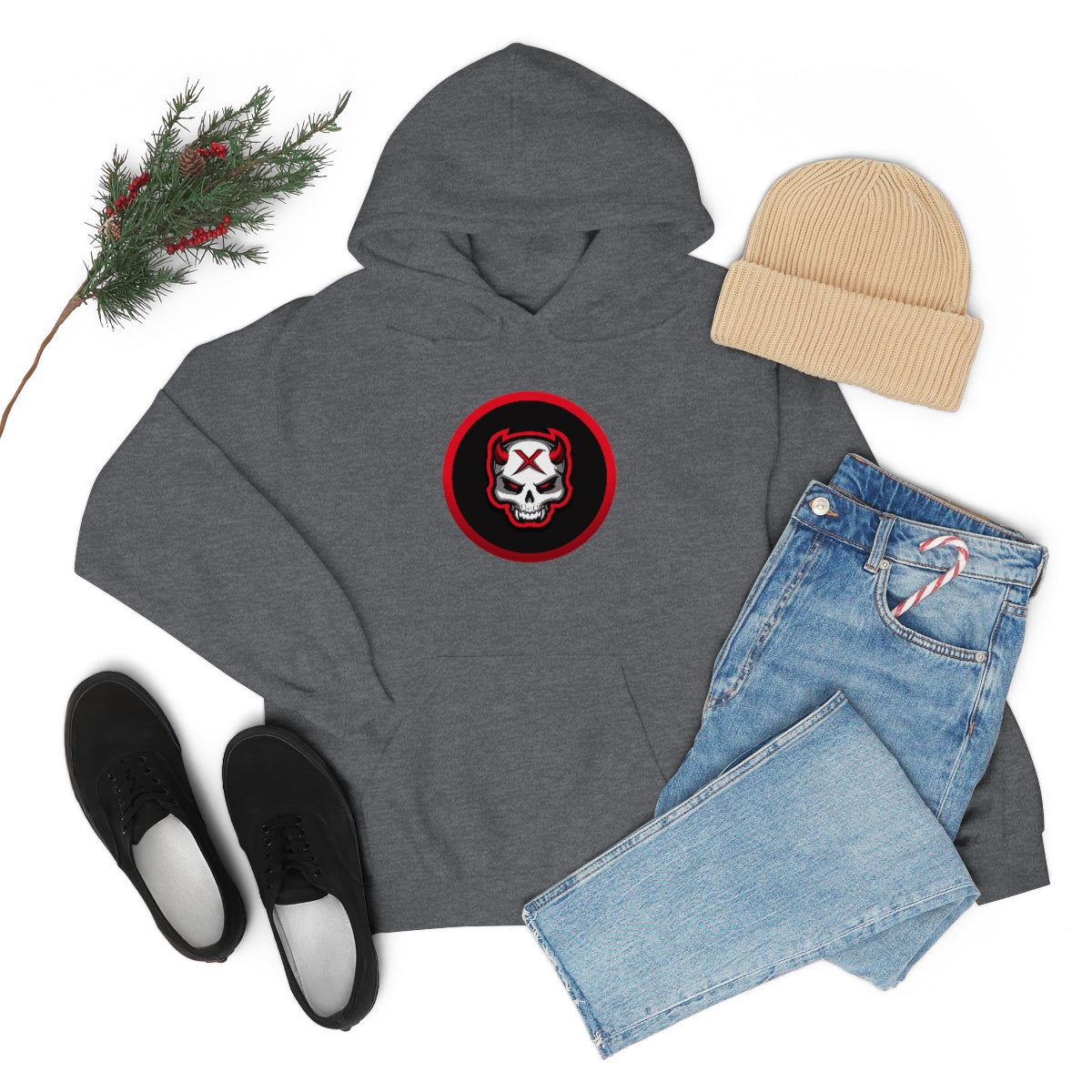 Red Bit Unisex Hoodie