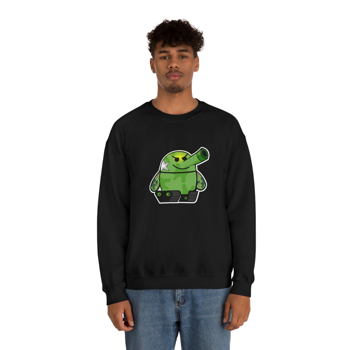 Smarmy Tank Cartoon Unisex Sweatshirt