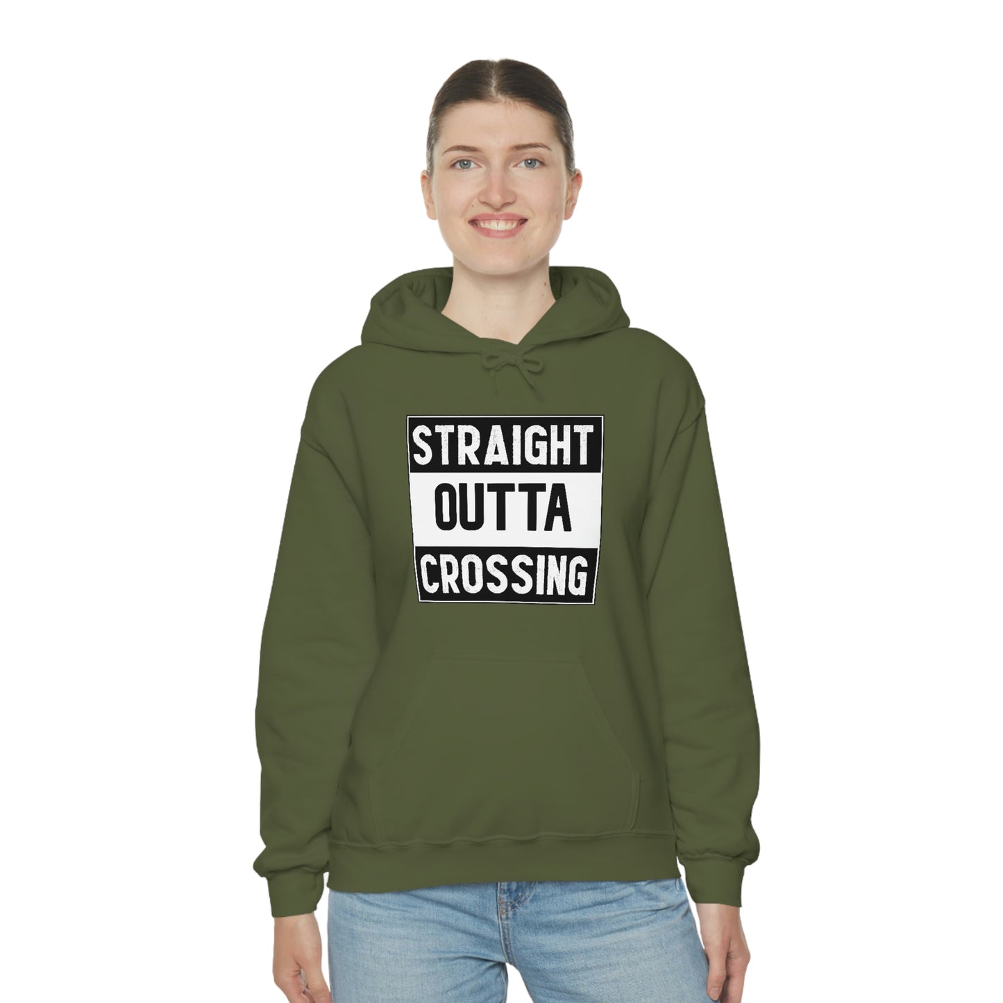 Straight Outta Crossing Unisex Hoodie