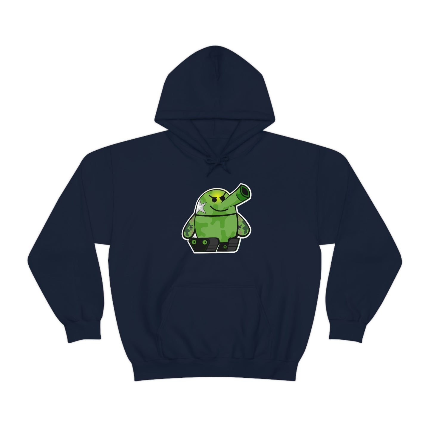 Smarmy Tank Cartoon Unisex Hoodie