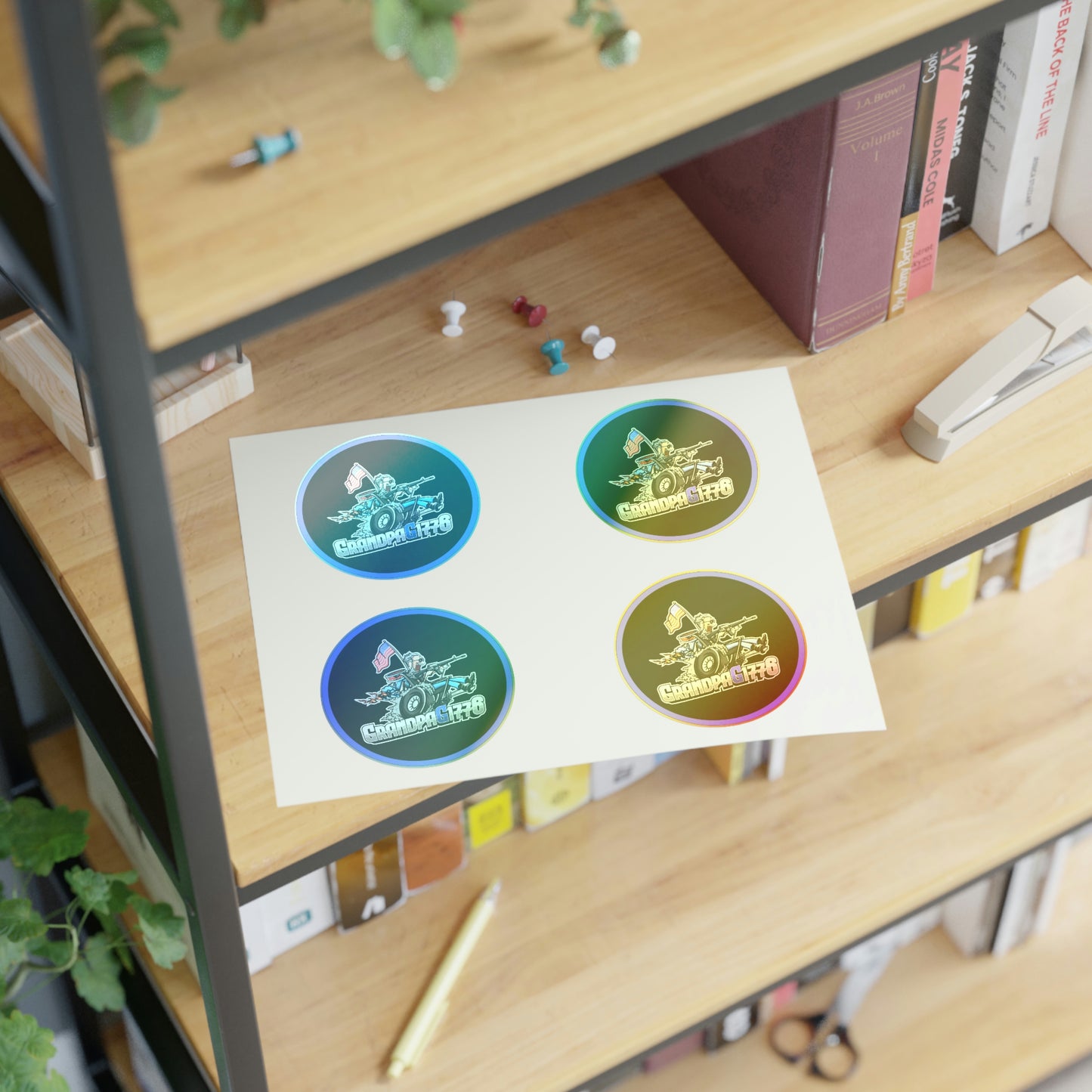 GrandpaG Round Sticker Sheets