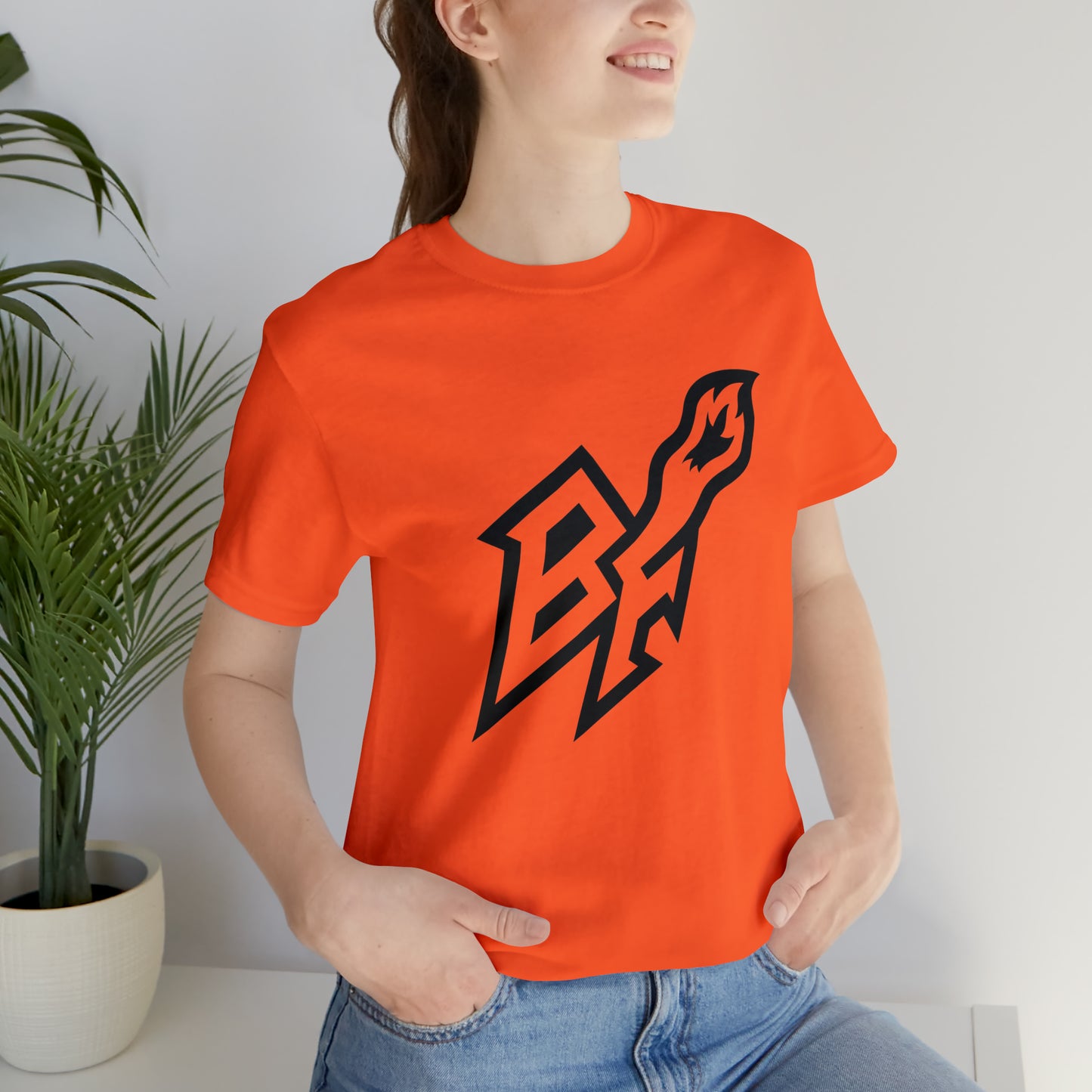 BlackFox Unisex T-shirt W/Black Logo