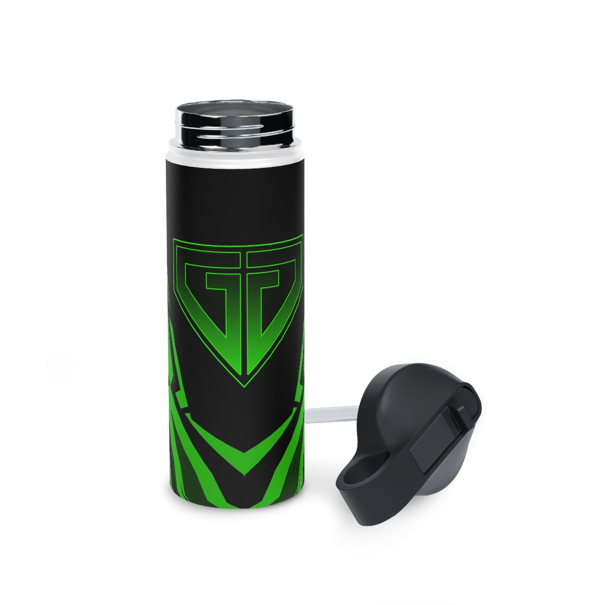 JJ Green Giant Stainless Steel Water Bottle, Standard Lid