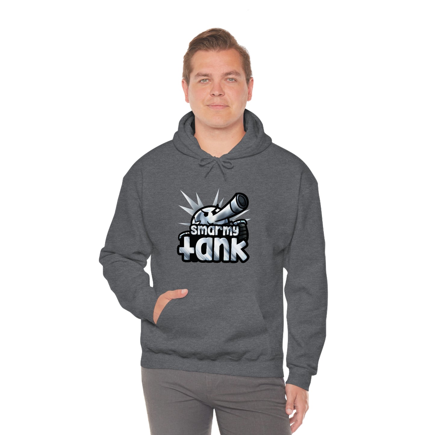 Chrome Smarmy Tank Unisex Hoodie