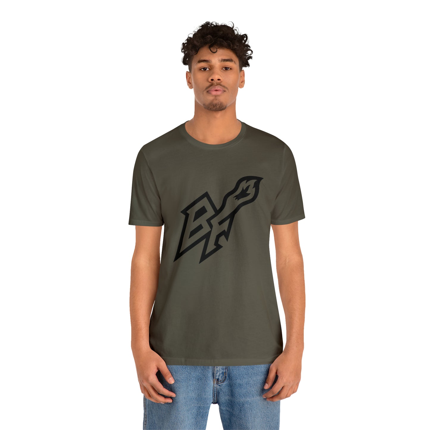 BlackFox Unisex T-shirt W/Black Logo