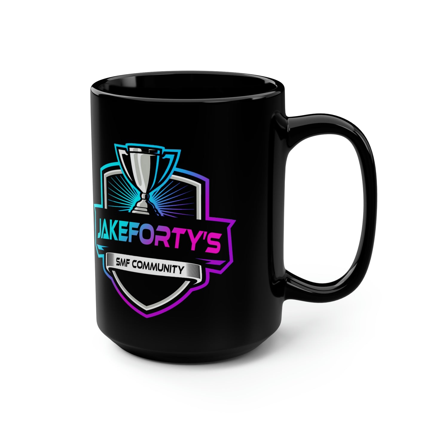 Team SMF Black Mug, 15oz