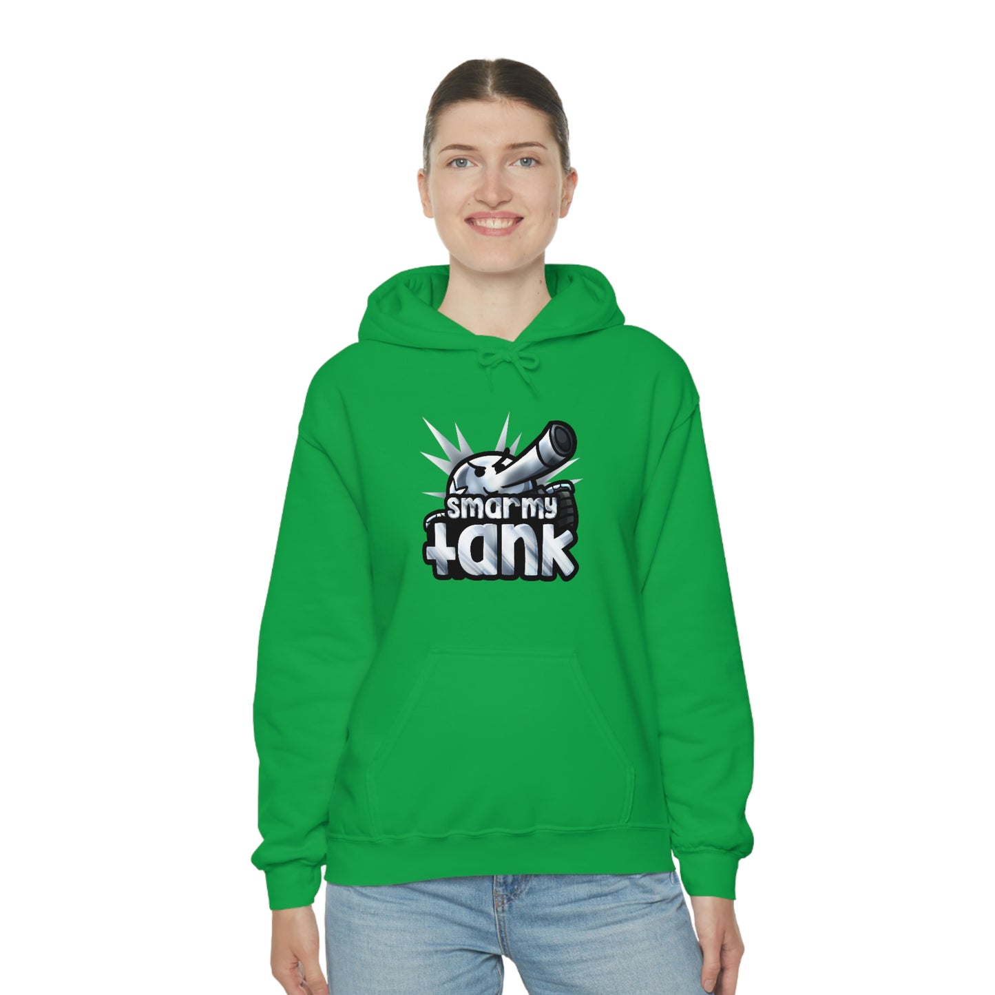 Chrome Smarmy Tank Unisex Hoodie