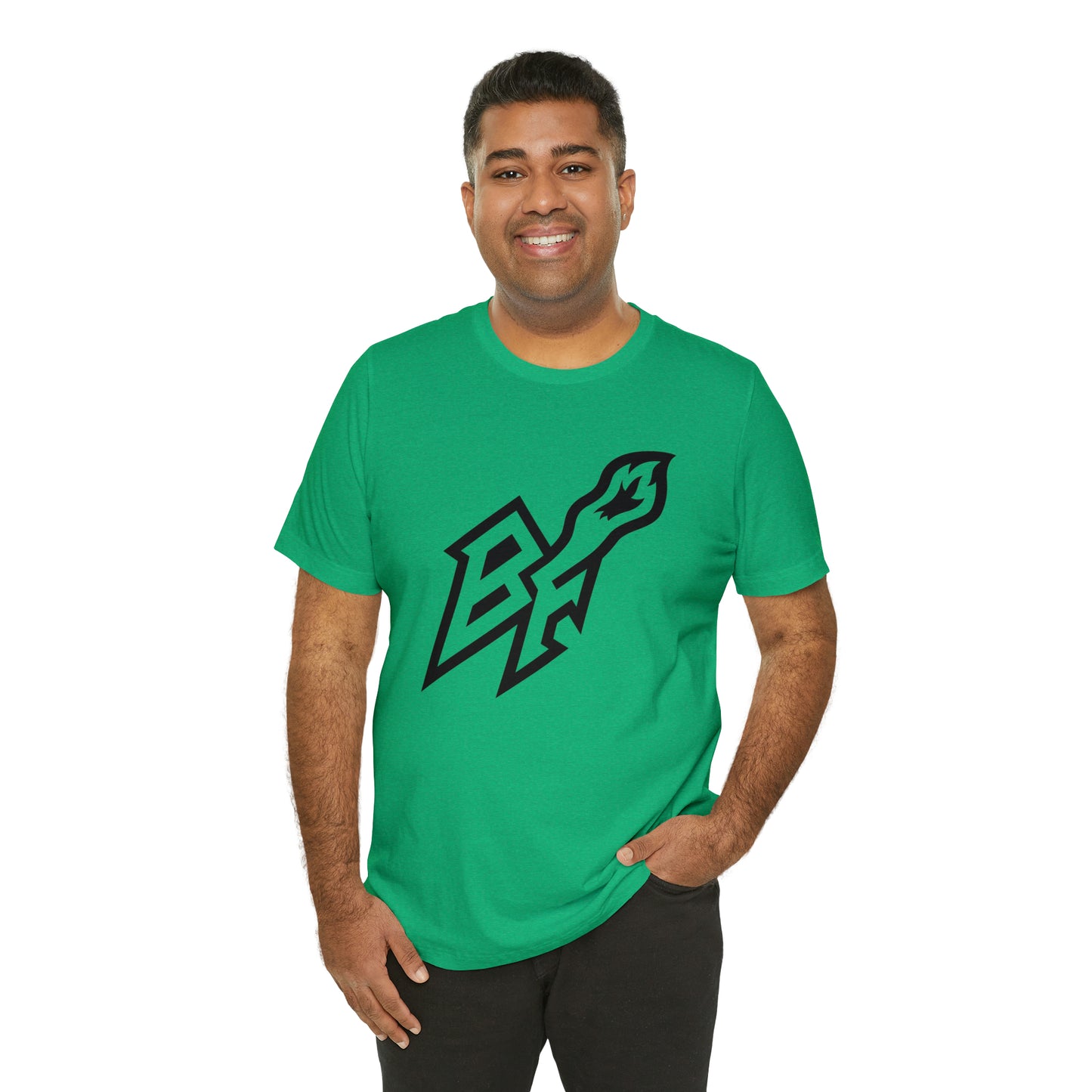 BlackFox Unisex T-shirt W/Black Logo