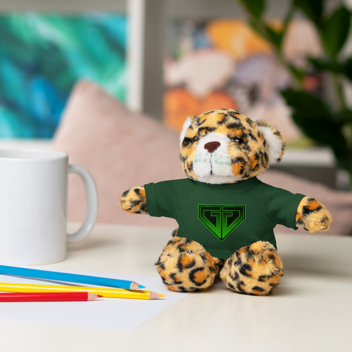 JJ Green Giant Stuffed Animals with Tee