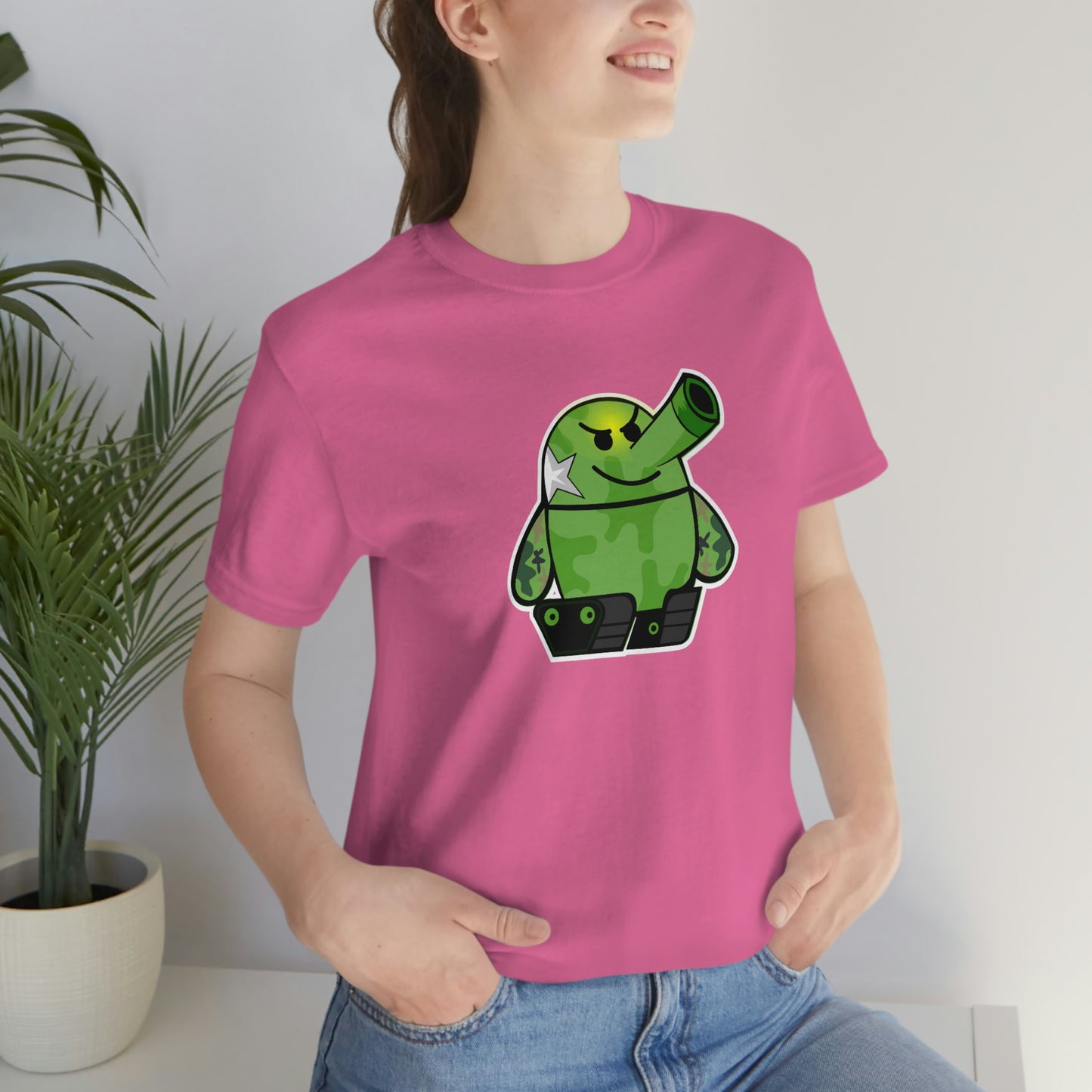 Smarmy Tank Cartoon Unisex T-shirt
