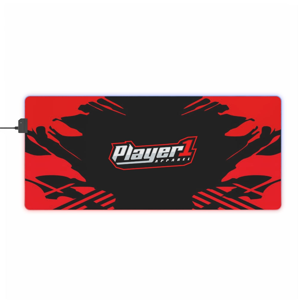Player1Apparel LED Gaming Mouse Pad