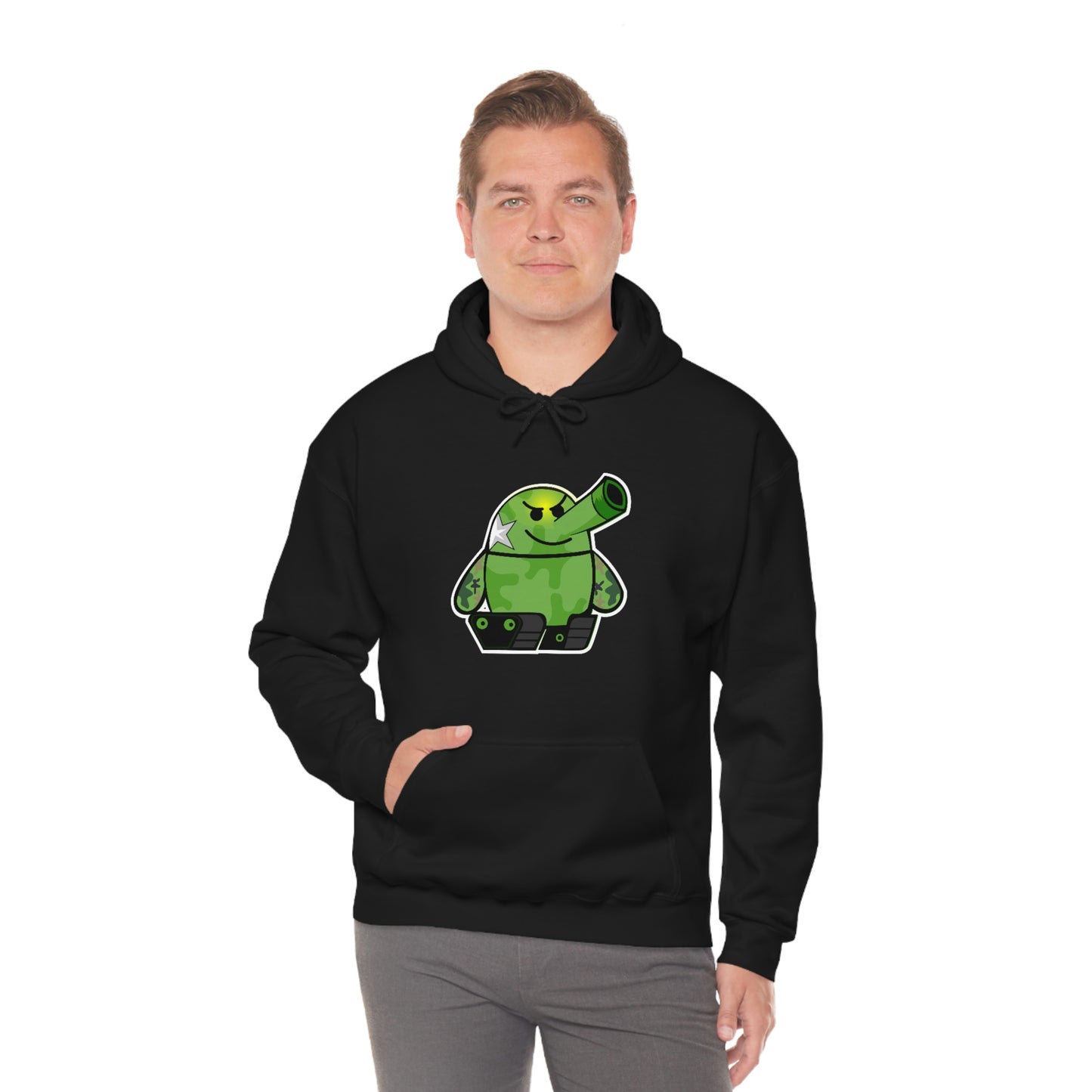 Smarmy Tank Cartoon Unisex Hoodie