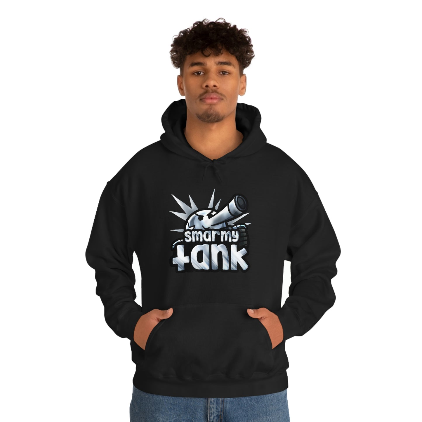 Chrome Smarmy Tank Unisex Hoodie