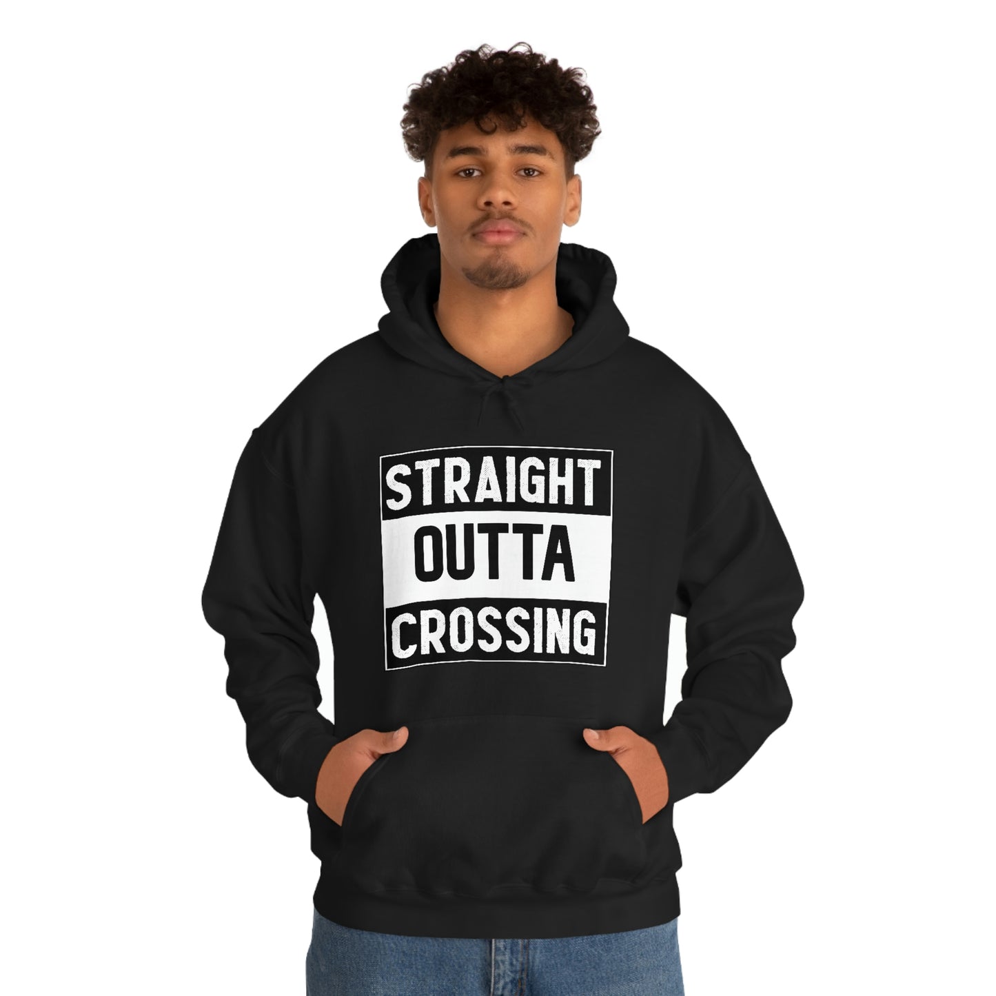 Straight Outta Crossing Unisex Hoodie
