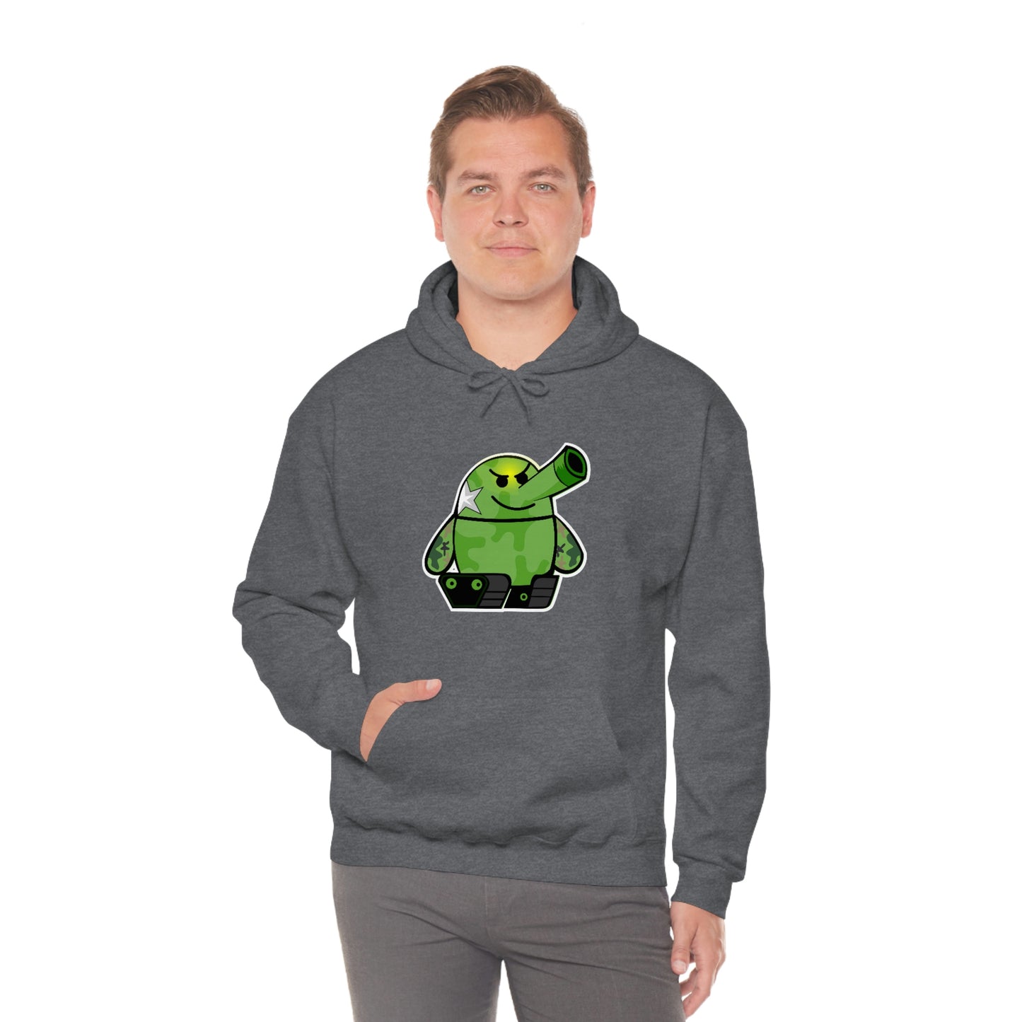 Smarmy Tank Cartoon Unisex Hoodie